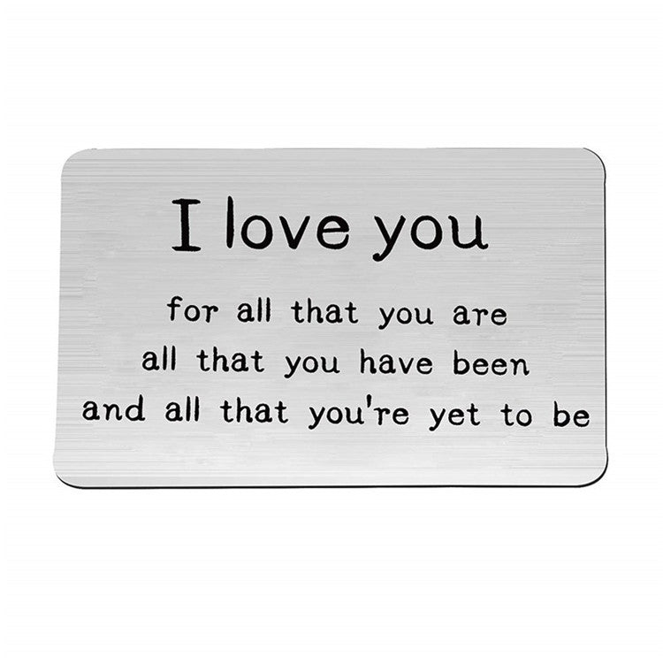 MOQ1 Custom Wallet Card Couple Souvenir Card MOQ1 Custom Wallet Card Couple Souvenir Card